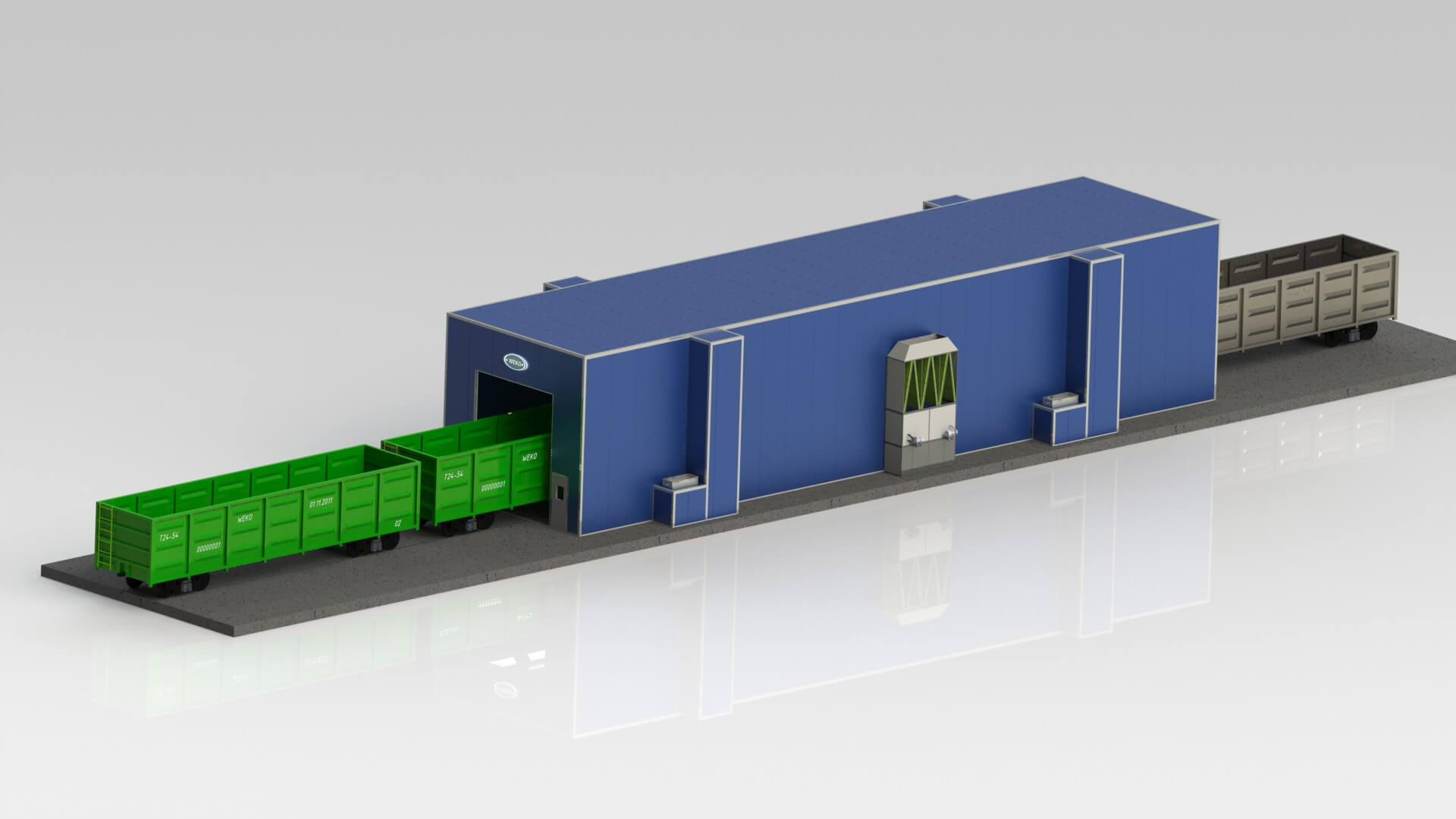 Painting and Drying Chamber for Tbilisi Central Depot
