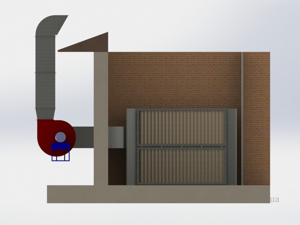 Extraction cabinet for furniture painting at Girami LLC