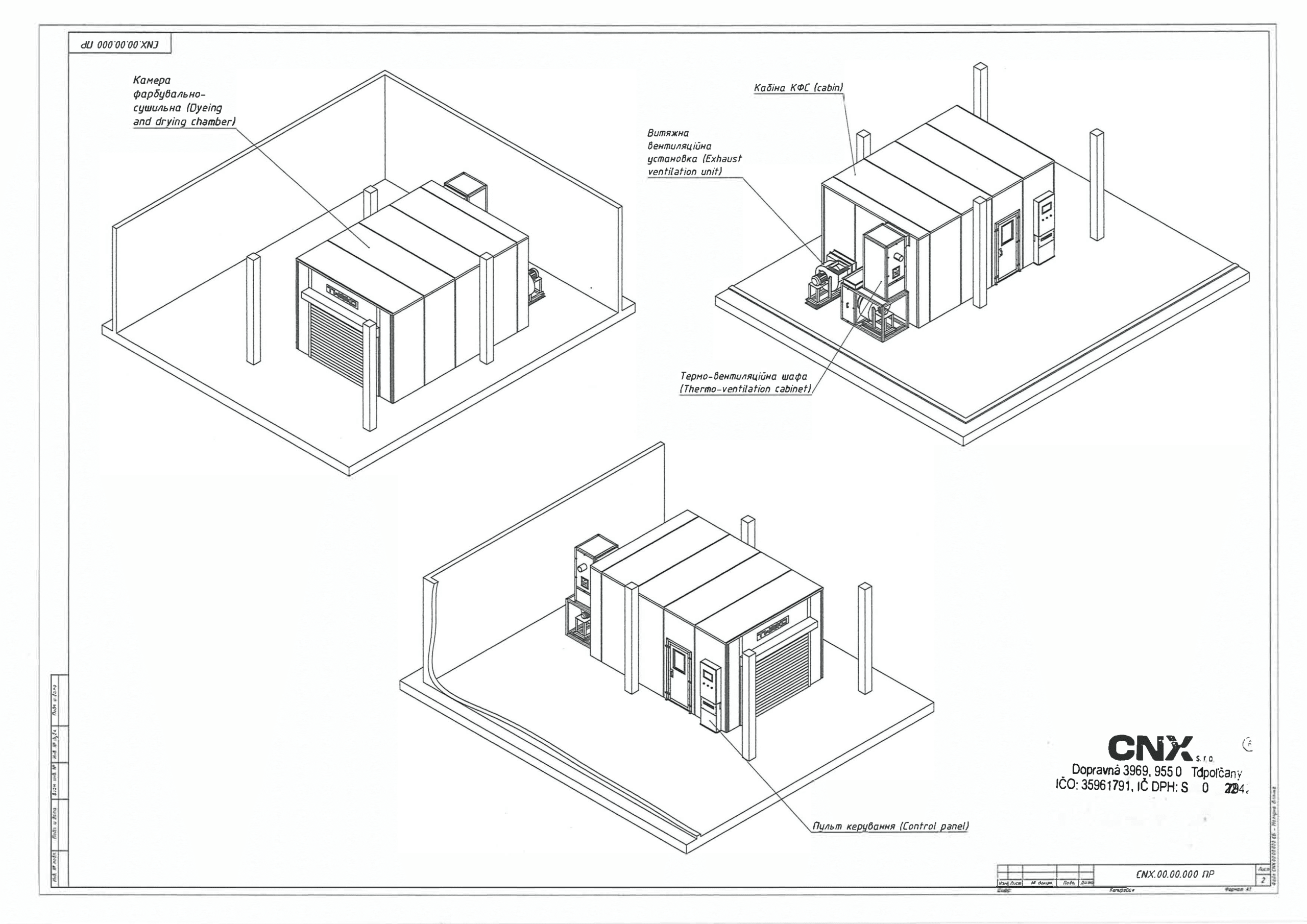 Lakovací kabina pro výrobce sportovních letadel — JOKERTRIKE s.r.o. (Slovensko)