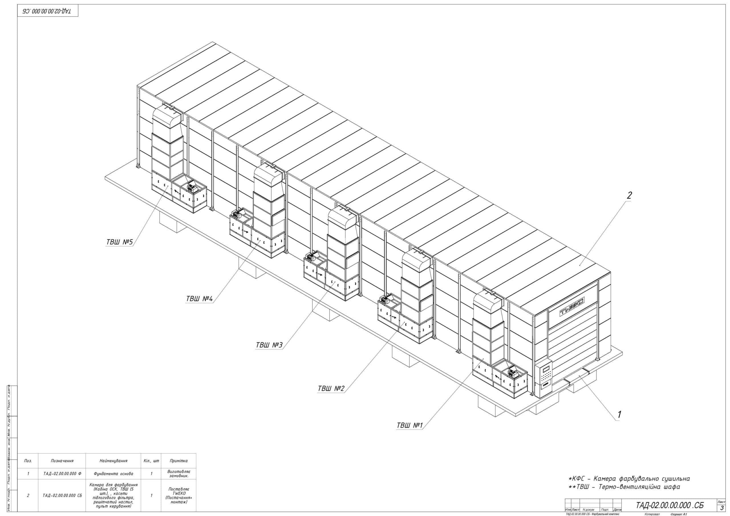 Custom Paint Booth and Drying System Project for TAD Enterprise