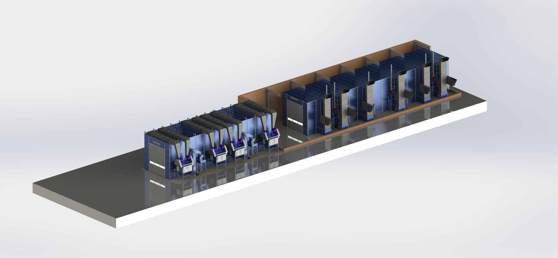 Komplex čištění a nátěru pro nákladní vagóny — Akciová společnost „Dniprovagonmash“