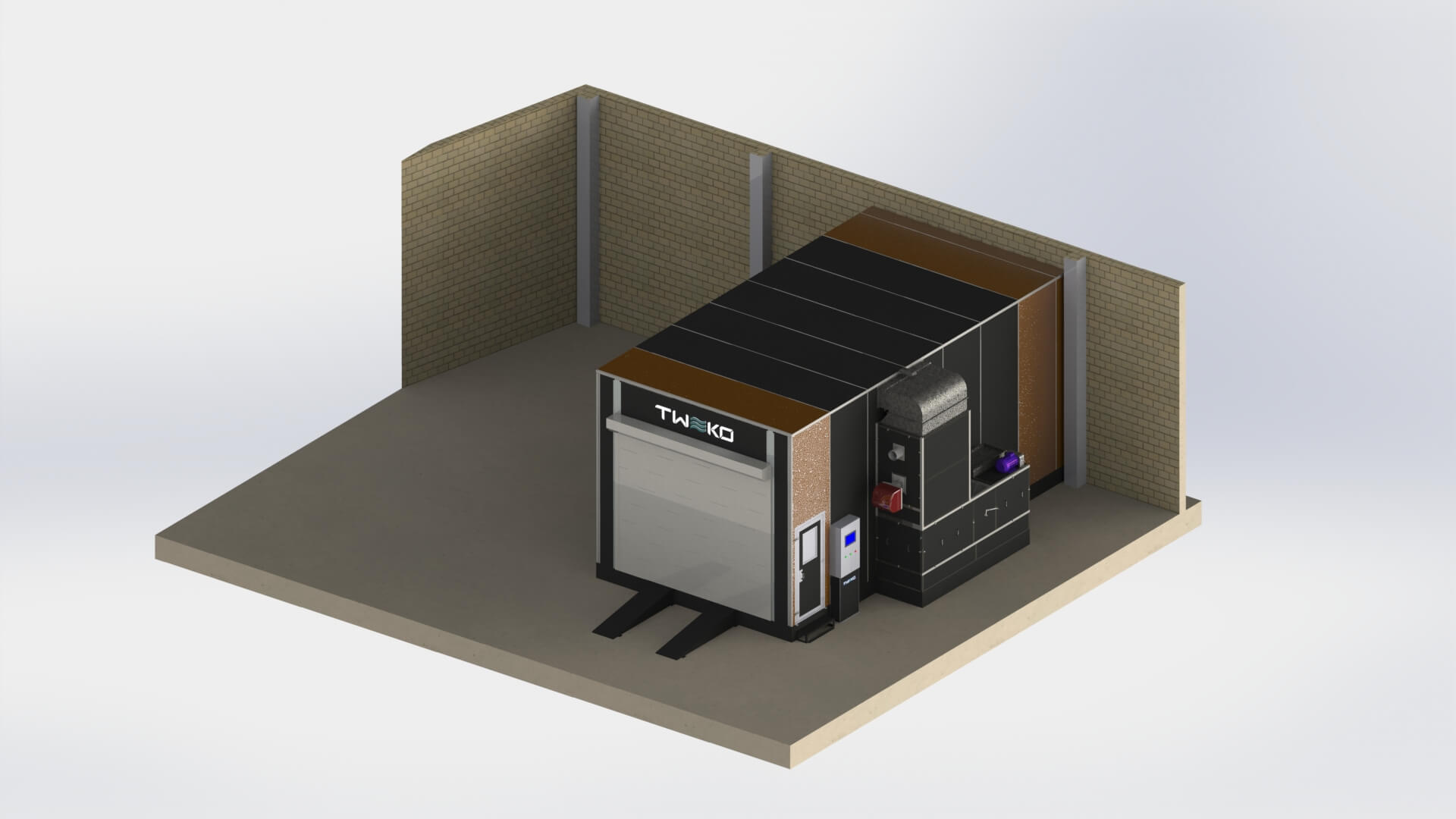 Custom Paint Booth Configuration for an Automotive Service Facility in Spain