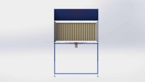 Extraction Booth for Button Manufacturing by Mabo LLC
