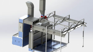 Water Wash Spray Booth for Structural Steel Fabrication — PrJSC “Ob’iednannia Prohres”