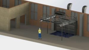 Water Wash Spray Booth for Structural Steel Fabrication — PrJSC “Ob’iednannia Prohres”