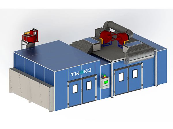 Woodworking spray booth: FSC series