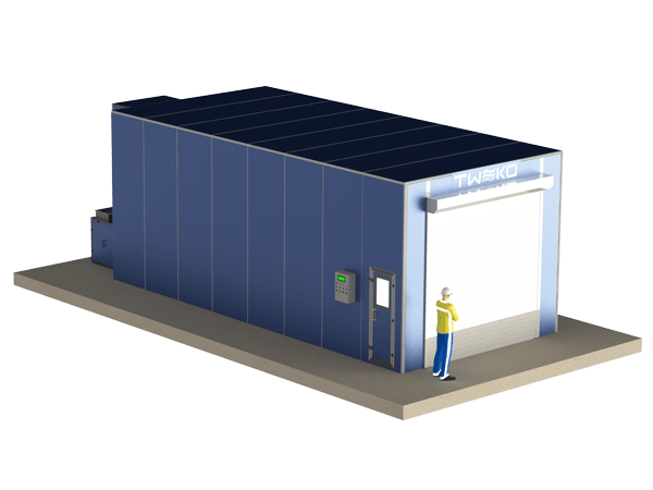 Lakovací a sušicí kabina: řada IKFS Diagonal