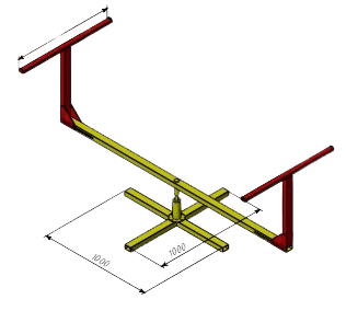 Otočný stůl (nízký)
