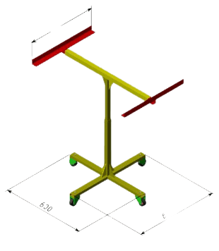 Otočný stůl (vysoký)