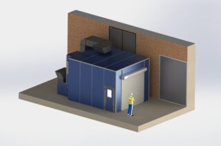 PAINTING AND DRYING CHAMBER FOR NPP “ENERGIA 2000”