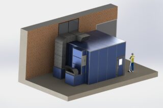 PAINTING AND DRYING CHAMBER FOR NPP “ENERGIA 2000”