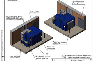 PAINTING AND DRYING CHAMBER FOR NPP “ENERGIA 2000”