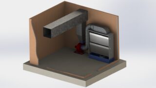 Paint Booth with Water Curtain for Military Unit A4176