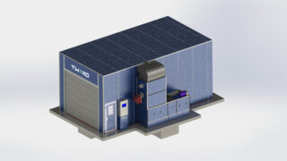 Nástřiková sušicí kabina pro Future Development Agency