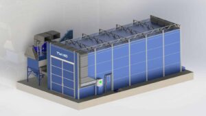 Integrovaný komplex tryskání a lakování pro výrobce speciální techniky LLC „S-K-S“