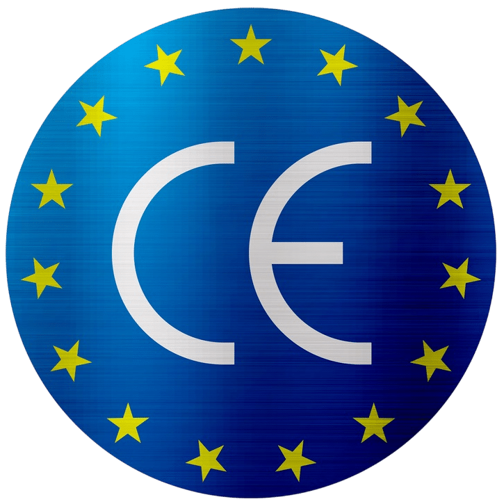 Certifikát shody s evropskými směrnicemi o bezpečnosti a EMC strojů a zařízení