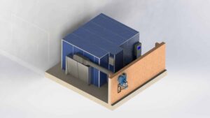 Lakovací kabina pro výrobce dřevěných židlí a stolů — TOV «Aliance Pak»