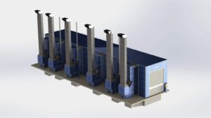 Komplex čištění a nátěru pro nákladní vagóny — Akciová společnost „Dniprovagonmash“