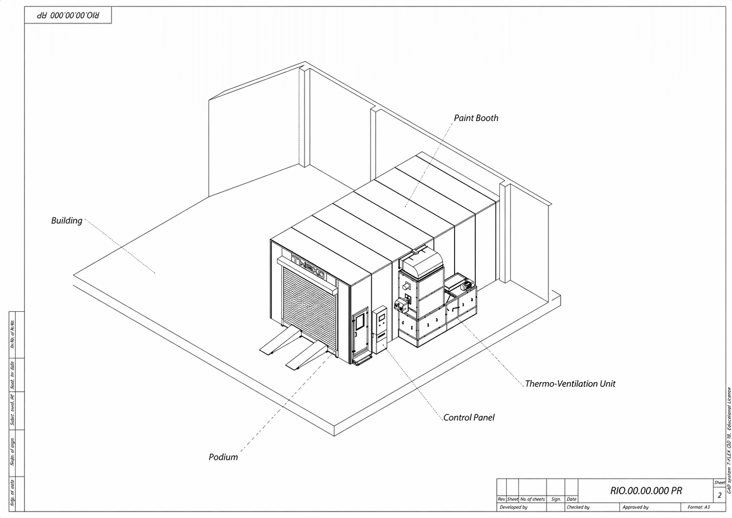 Custom Paint Booth Configuration for an Automotive Service Facility in Spain