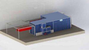 Modernizace lakovací části pro výrobce koupelnových žebříků a designových radiátorů – MARIO