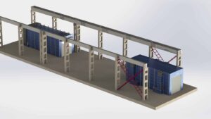 Abrasive Blasting and Painting Complex for Heavy Steel Structures (Autostrada)