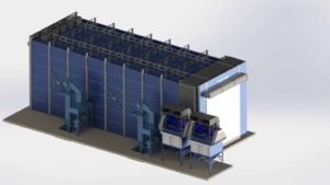 Abrasive Blasting and Painting Complex for Heavy Steel Structures (Autostrada)