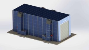 Abrasive Blasting and Painting Complex for Heavy Steel Structures (Autostrada)