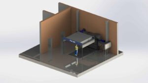 Water Wash Spray Booth for Furniture Production — LLC “Krok Wood”