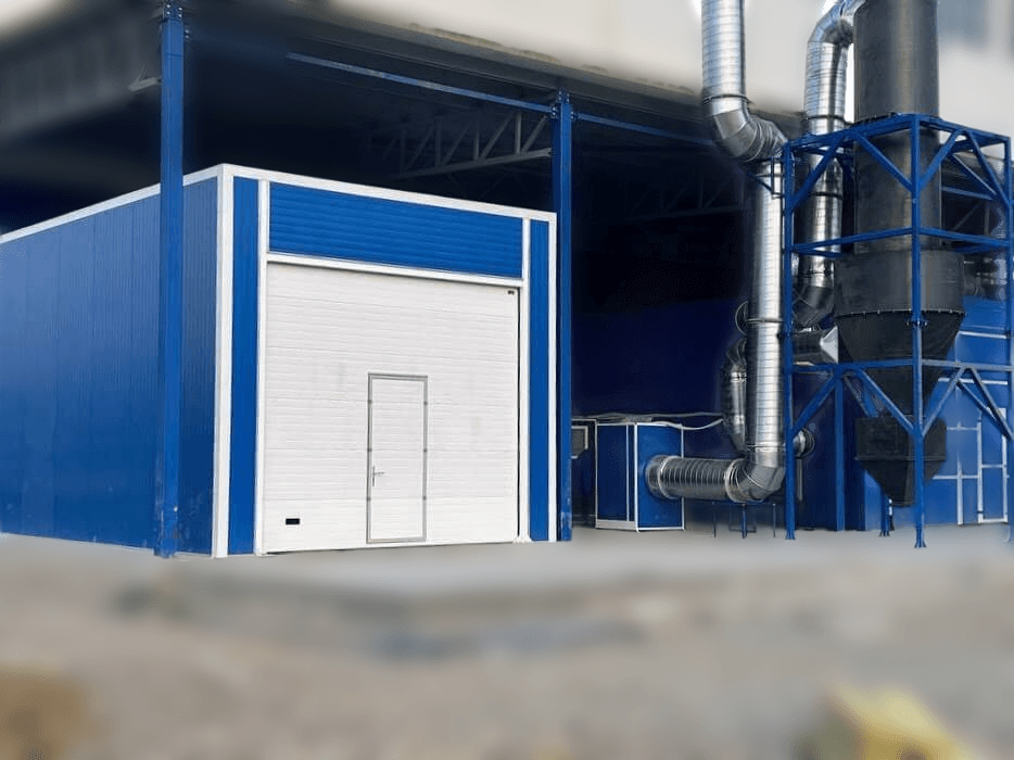 Abrasive Blasting and Painting Complex for Large-Sized Products in Heavy Engineering