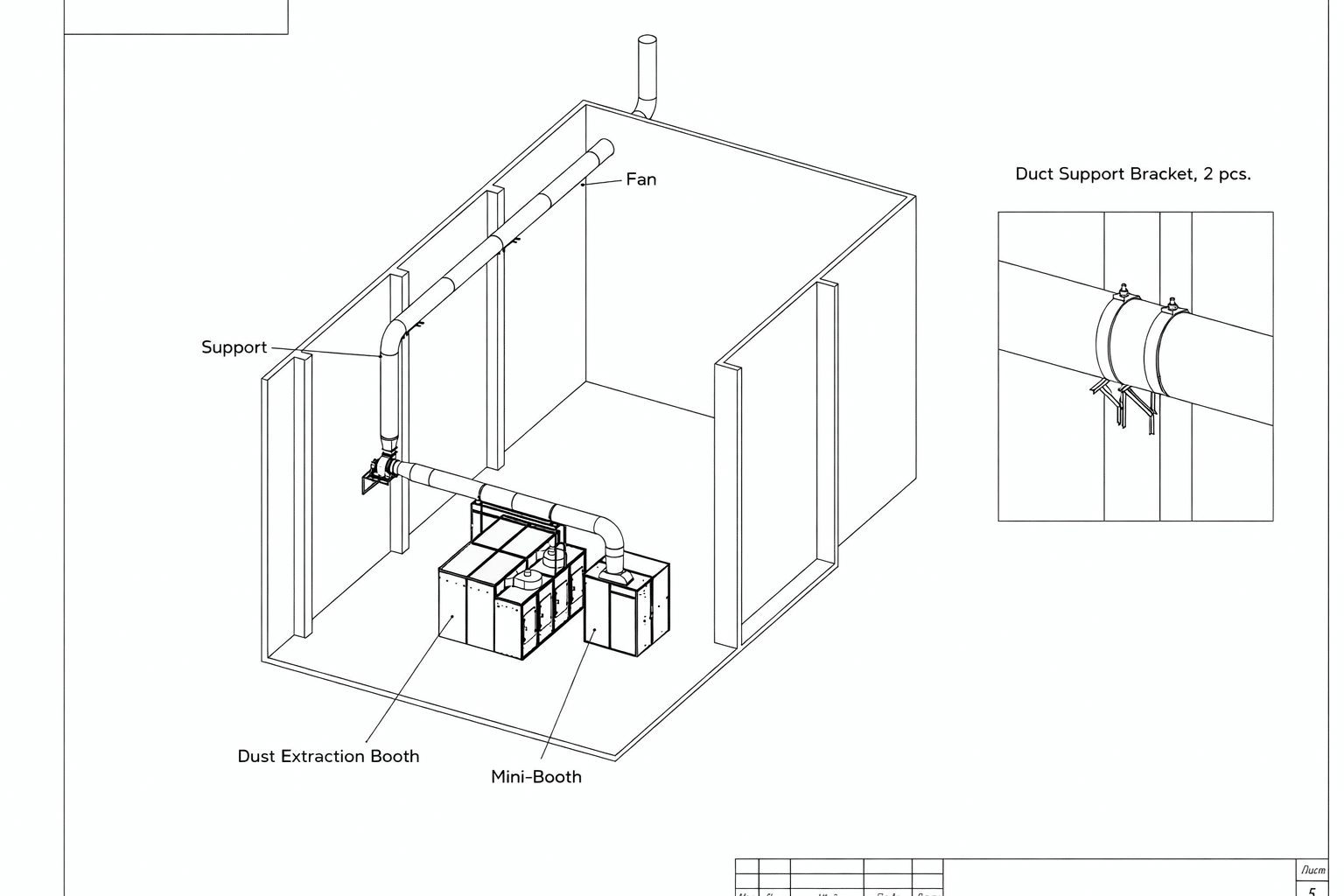 Modernization of the Paint Preparation Area for Grinding and Coating of Gas Cylinders