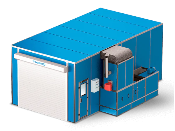 Automotive paint spray booth: AKFS Standart series