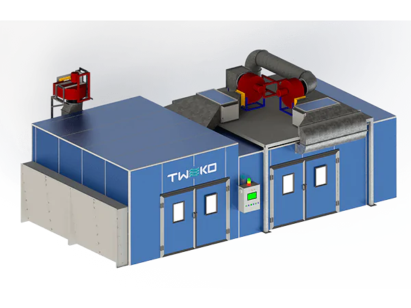Woodworking spray booth: FSC series