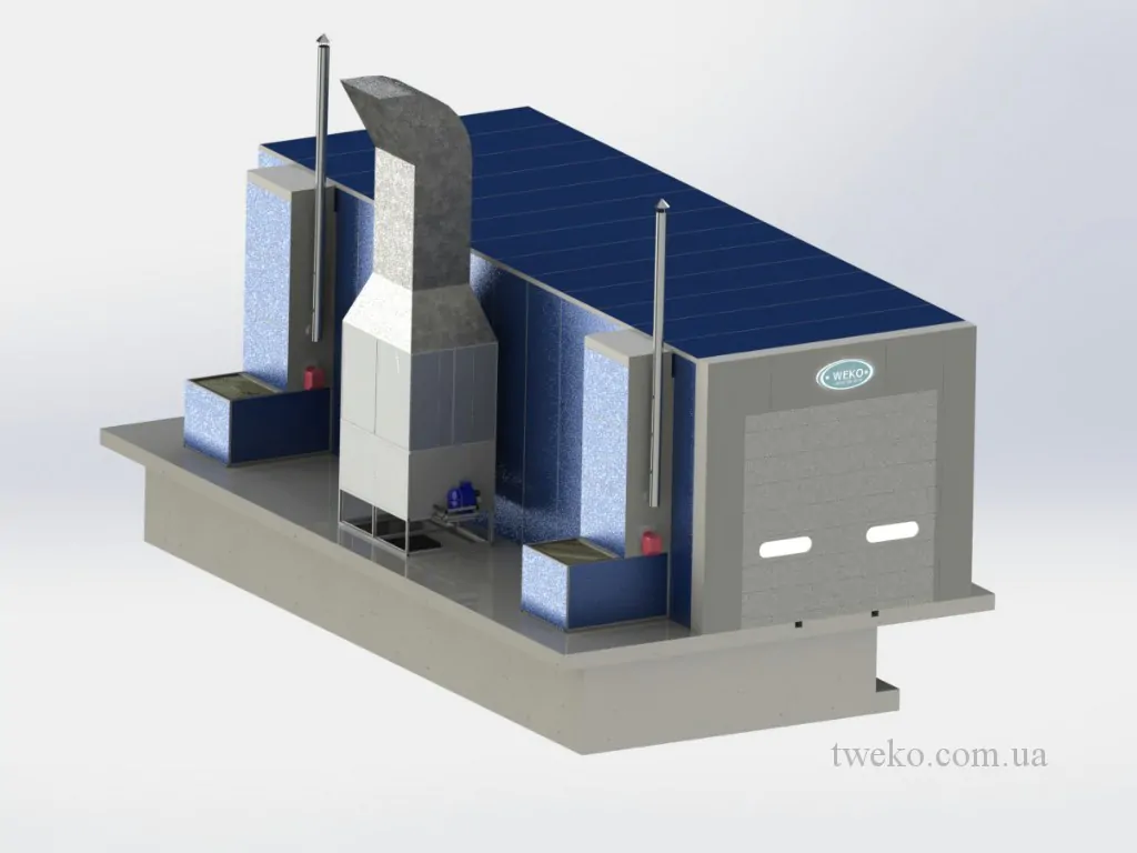 Spray booth