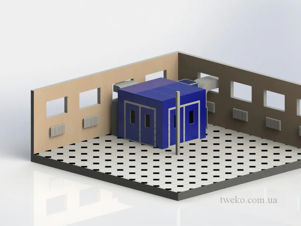 Spray booth