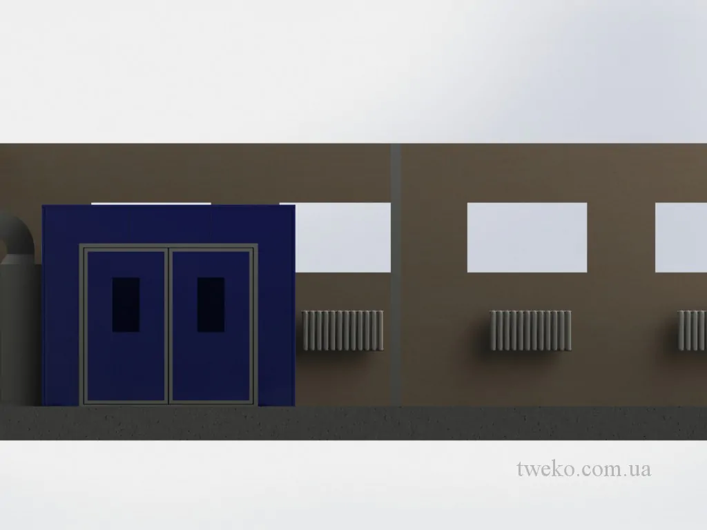 Spray booth