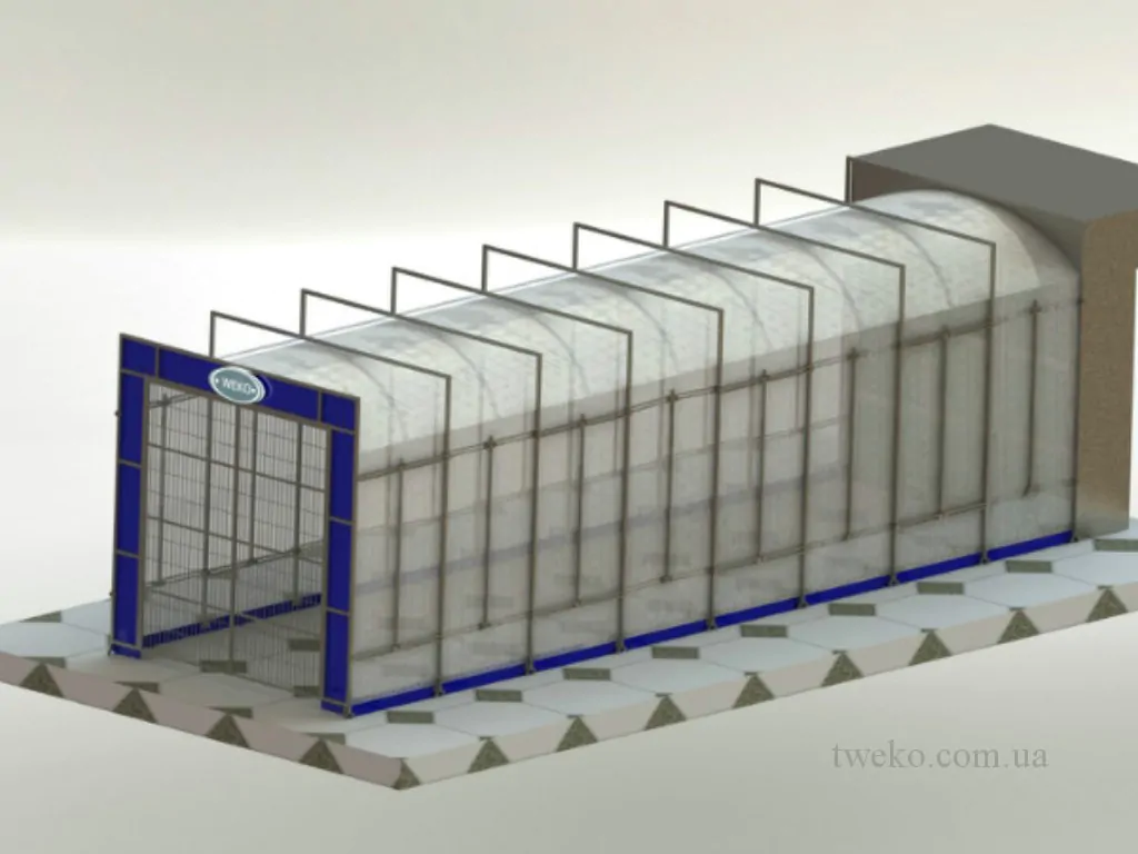 Mobile spray booth – operation and device