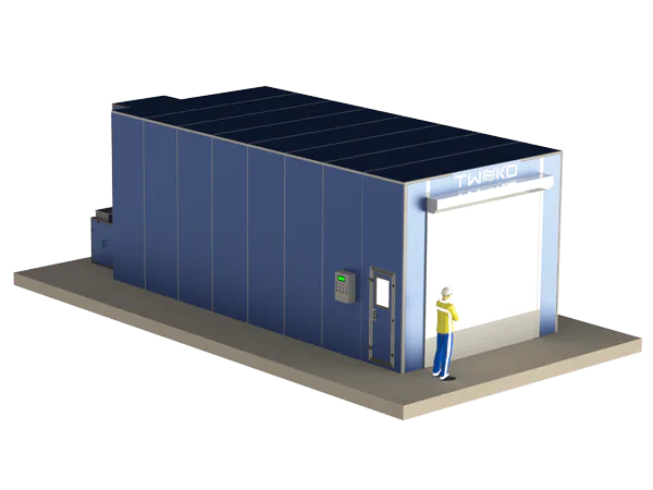 Spray booths & Painting chamber: IKFS Diagonal series