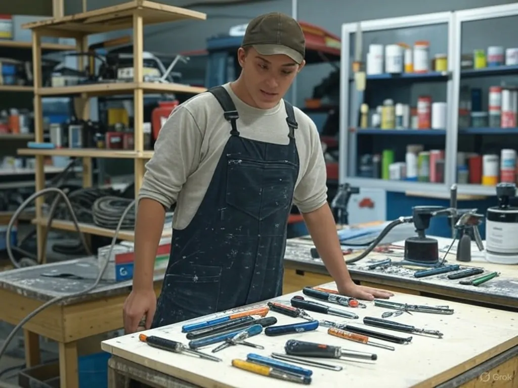 how to choose equipment for a paint shop secrets of an efficient painting area