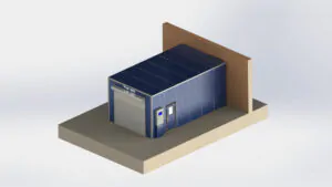 Paint and drying booth for a manufacturer of filter bags and metal structures_03