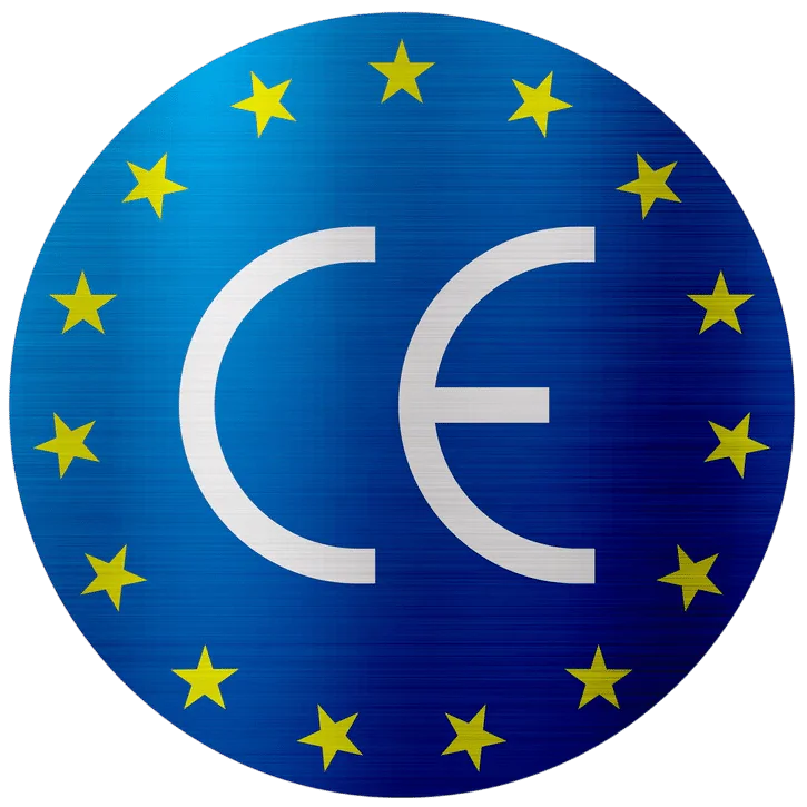 Certifikát shody s evropskými směrnicemi o bezpečnosti a EMC strojů a zařízení