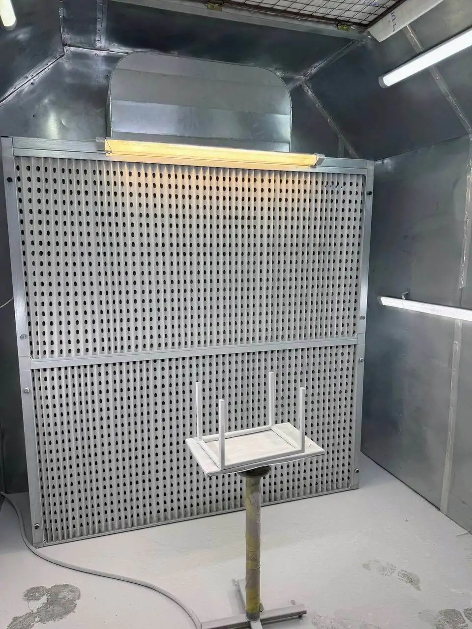 Integration of an Exhaust Cabinet into an Existing Spray Booth